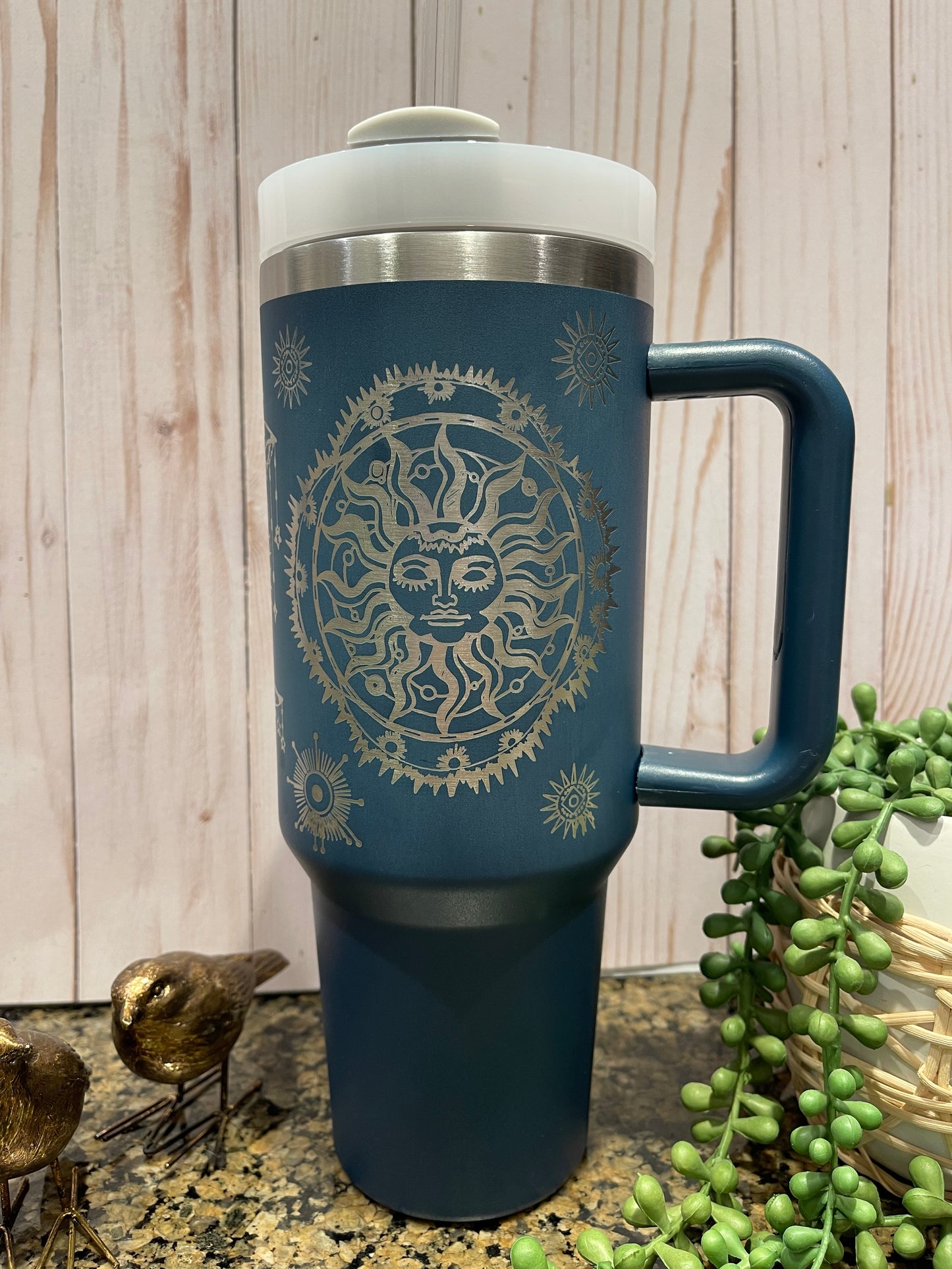 Laser Engraved 40oz Celestial Tumbler