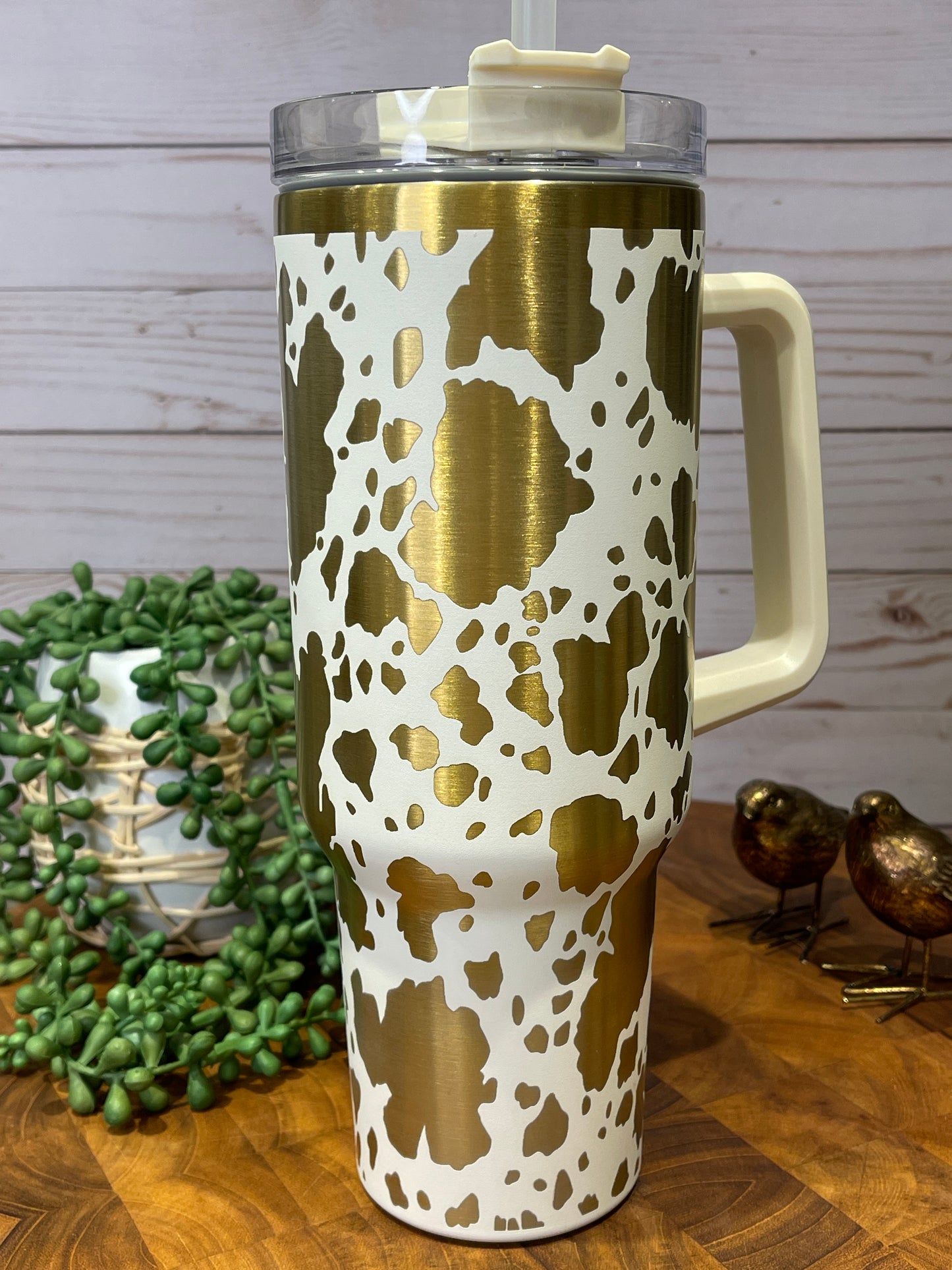 Cow Print 40 oz Tumbler