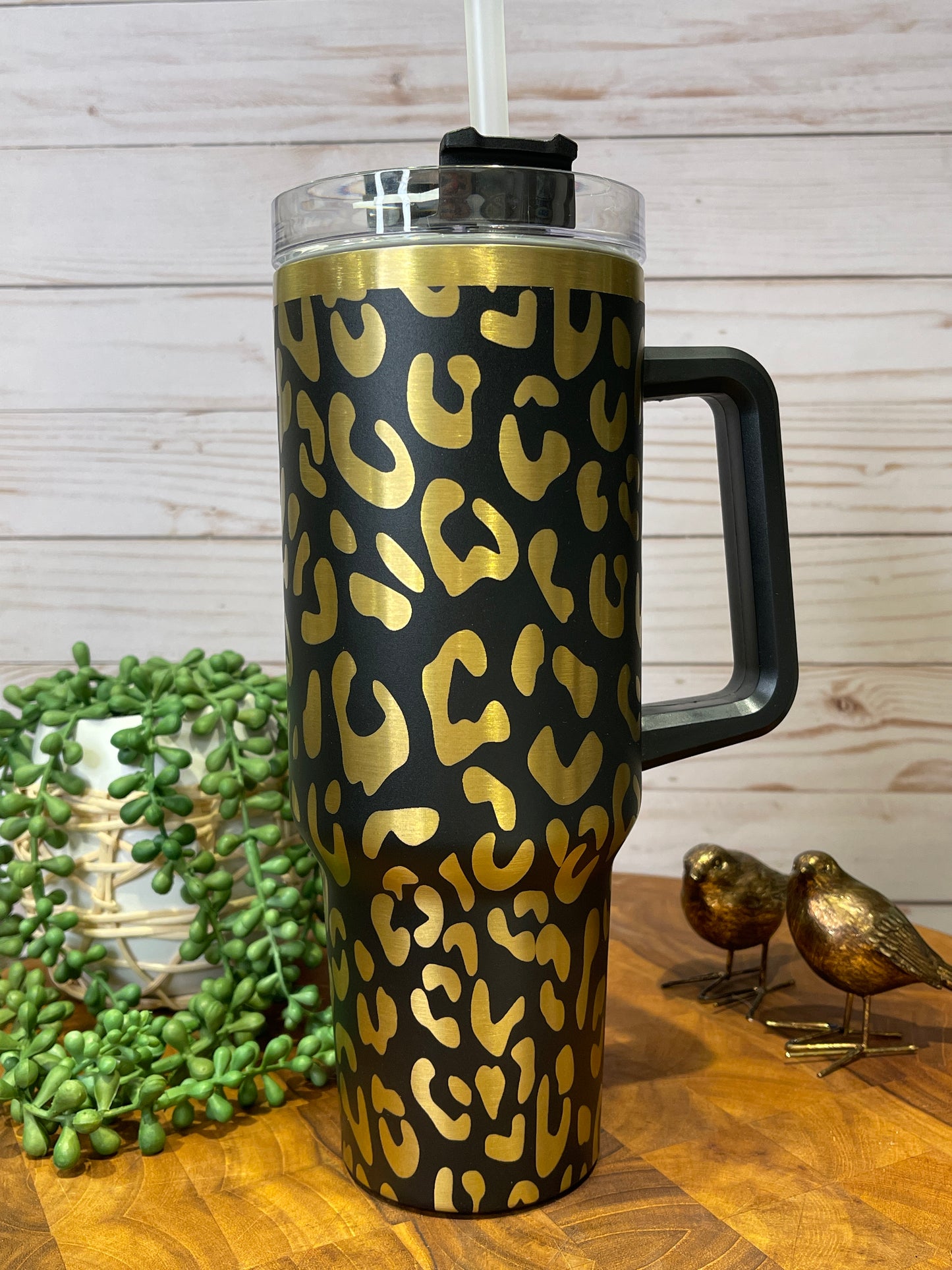 Leopard Print 40 oz Tumbler