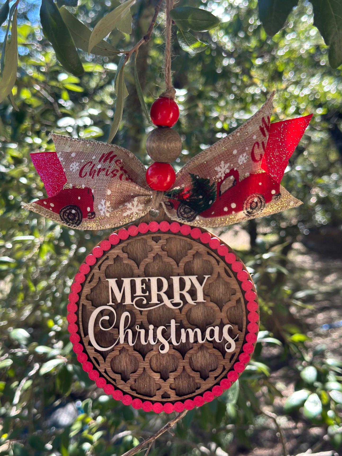 Wood Christmas Ornaments