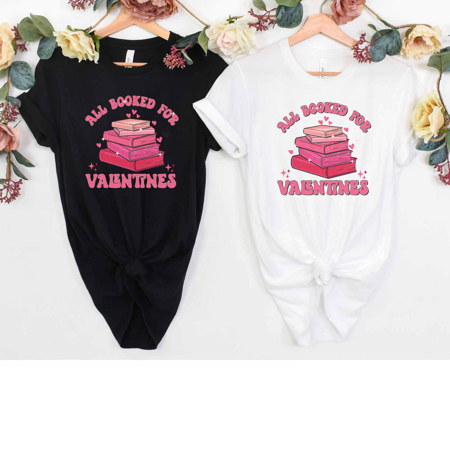 Book Lover's Valentine's Day T-shirt