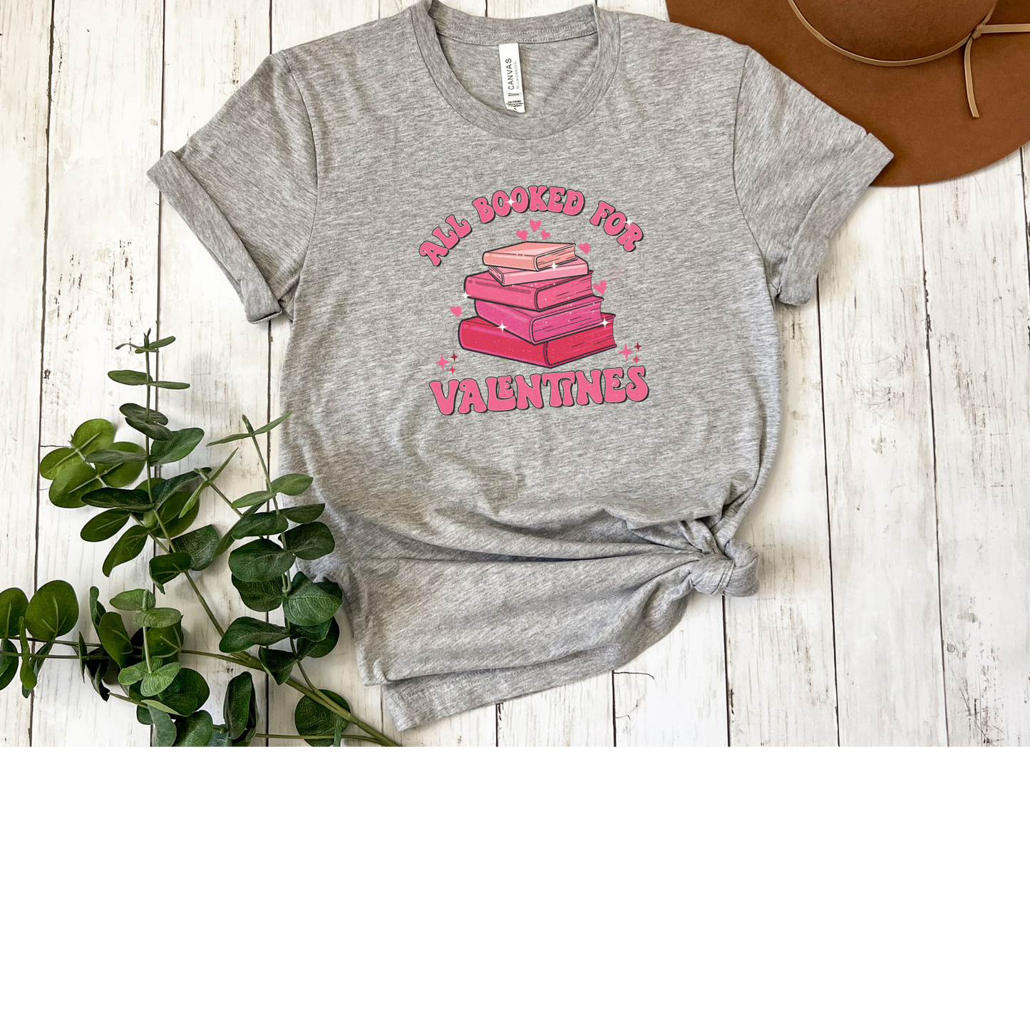 Book Lover's Valentine's Day T-shirt