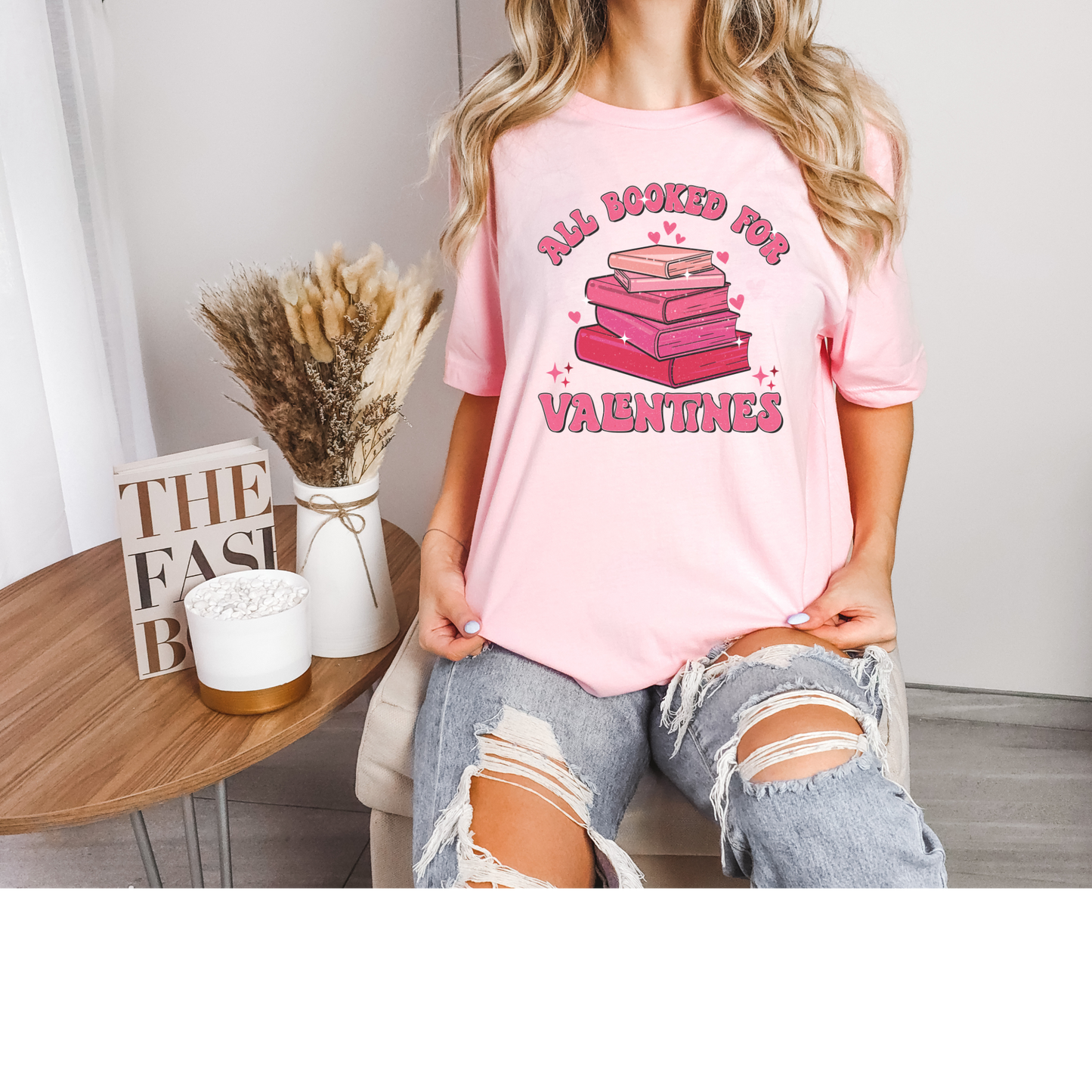 Book Lover's Valentine's Day T-shirt