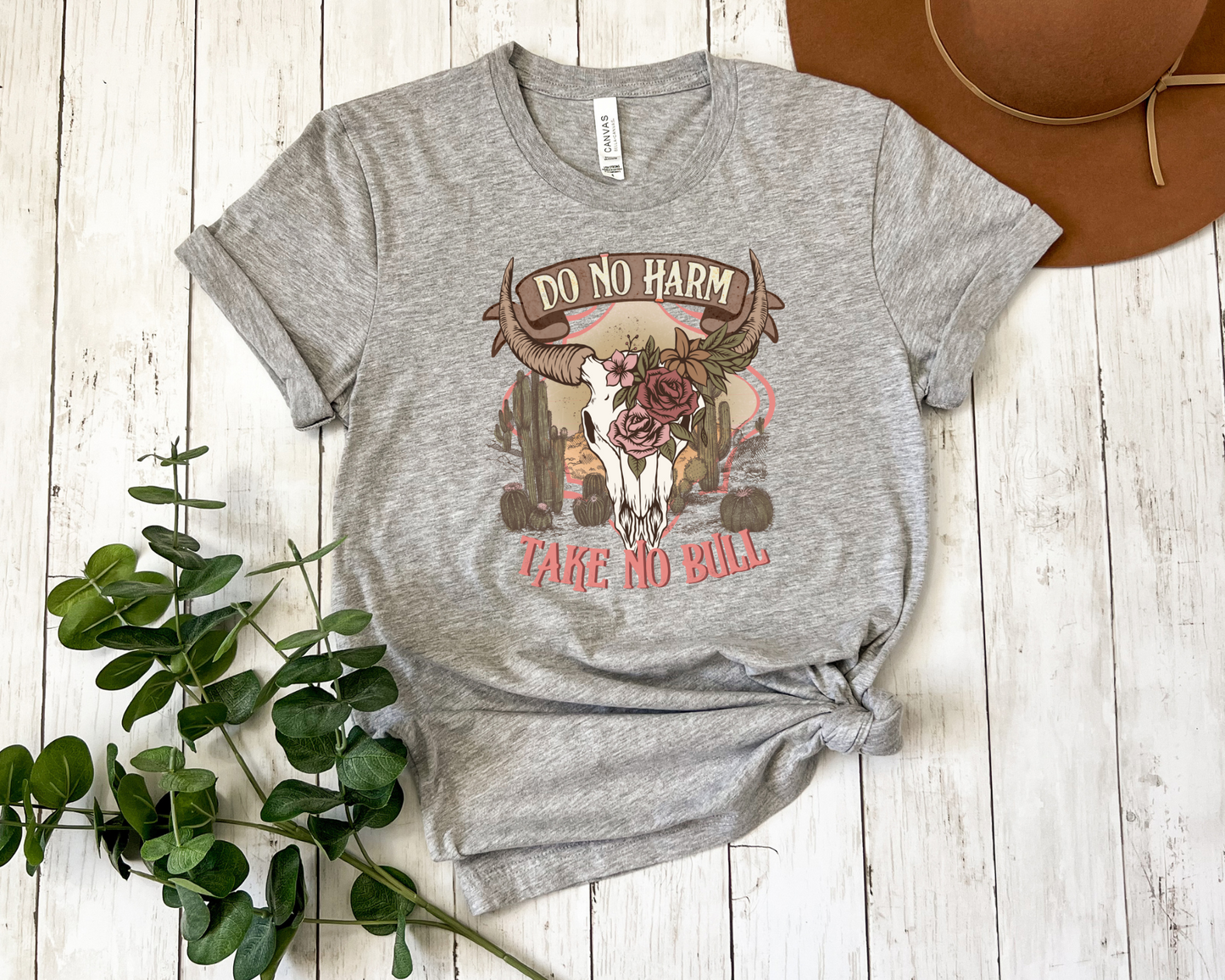Do No Harm Take No Bull Unisex Jersey Short Sleeve Graphic Tee