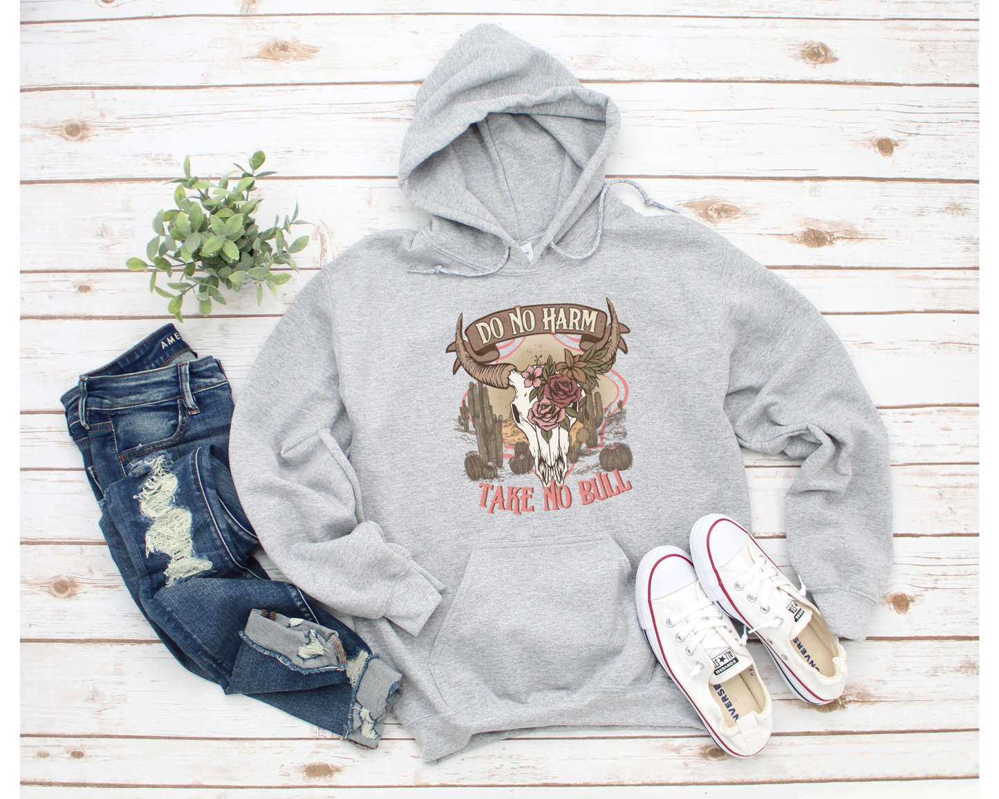 Do No Harm Take No Bull Hoodie Sweatshirt