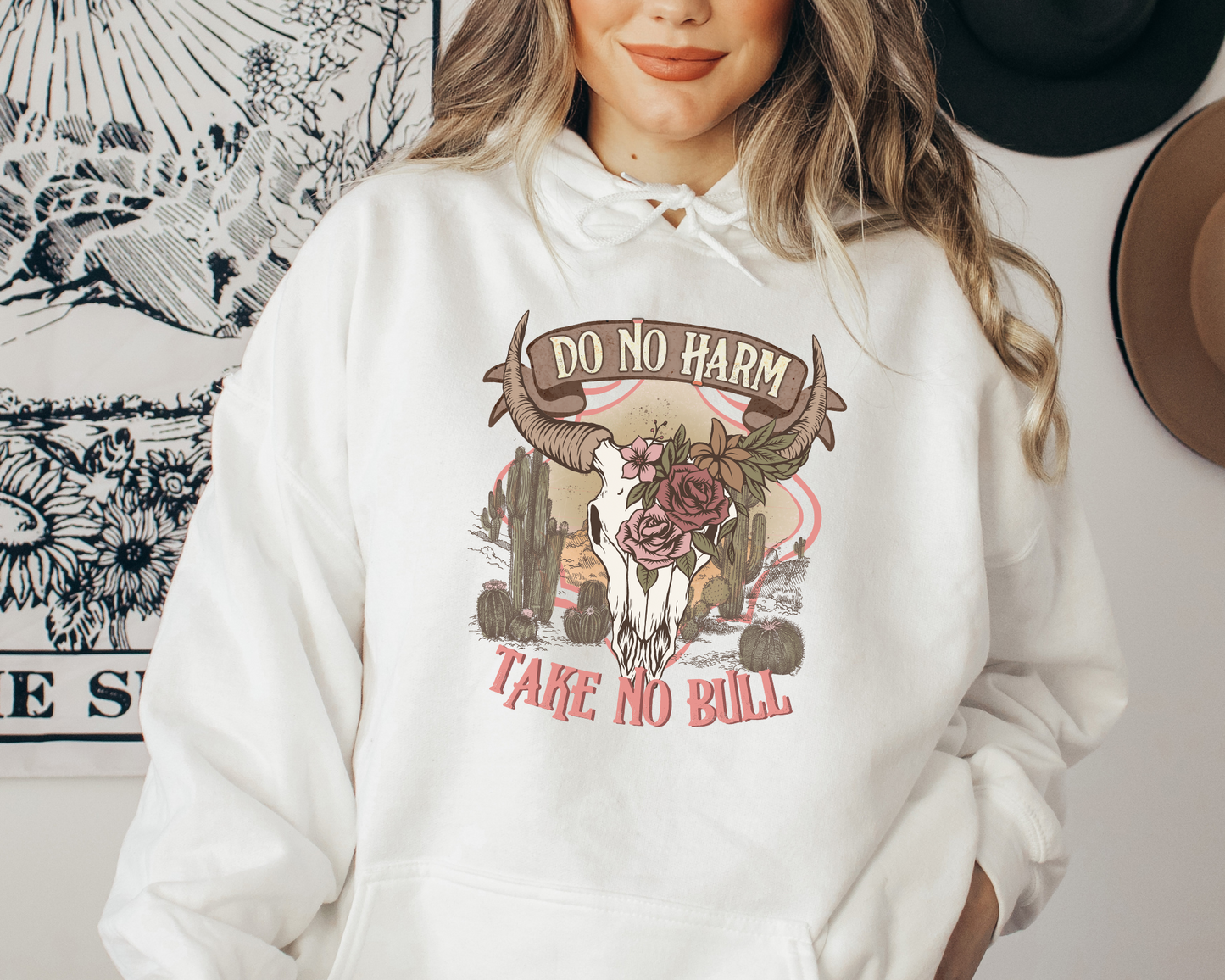 Do No Harm Take No Bull Hoodie Sweatshirt