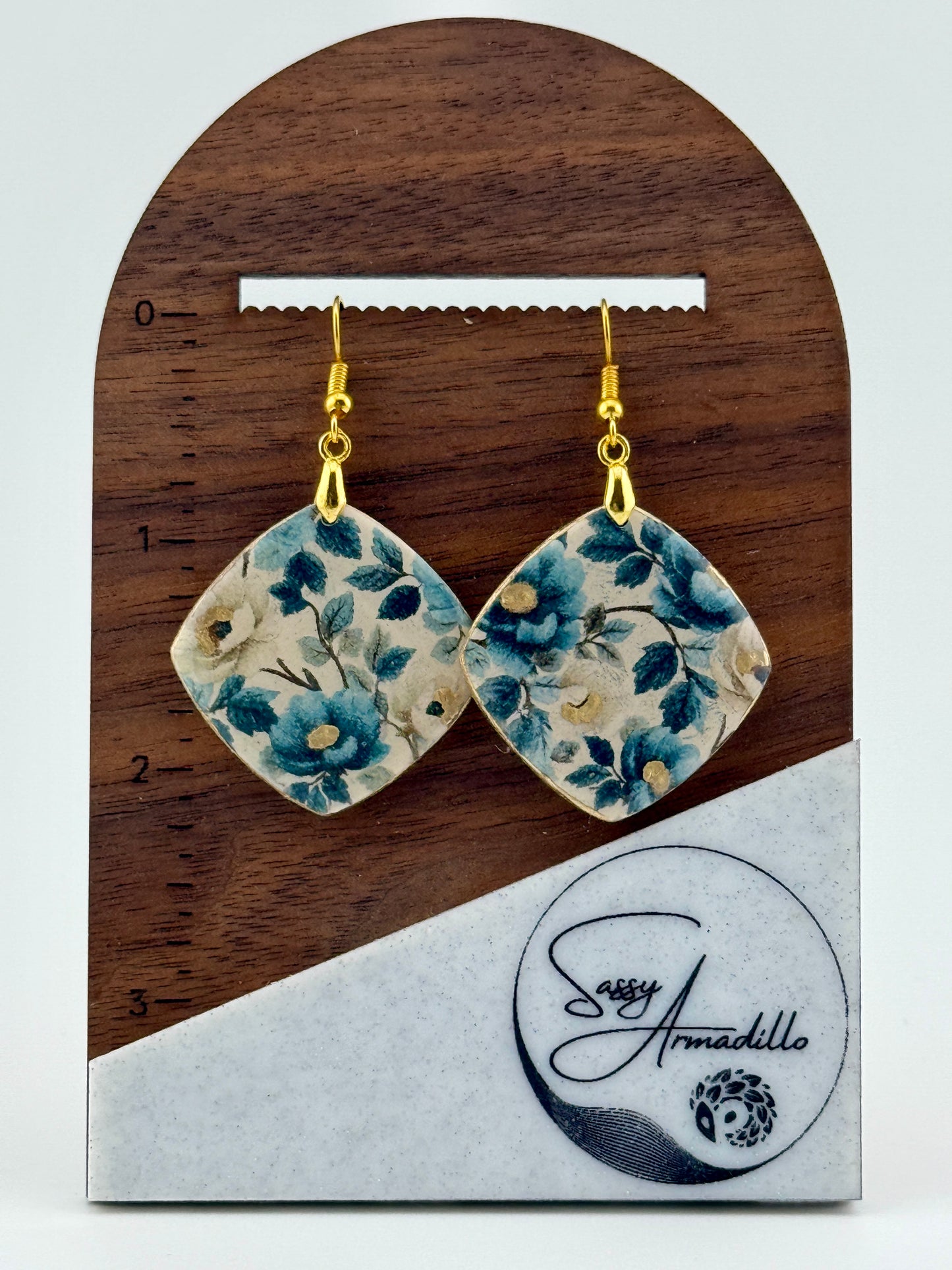 Vintage Blue Floral